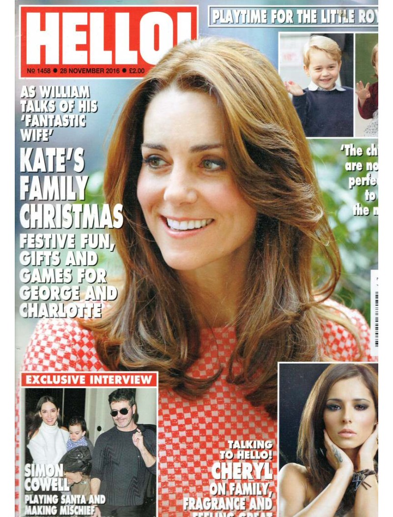 Hello Magazine 1458 28th November 2016 Hello Magazine 1458 28th November 2016