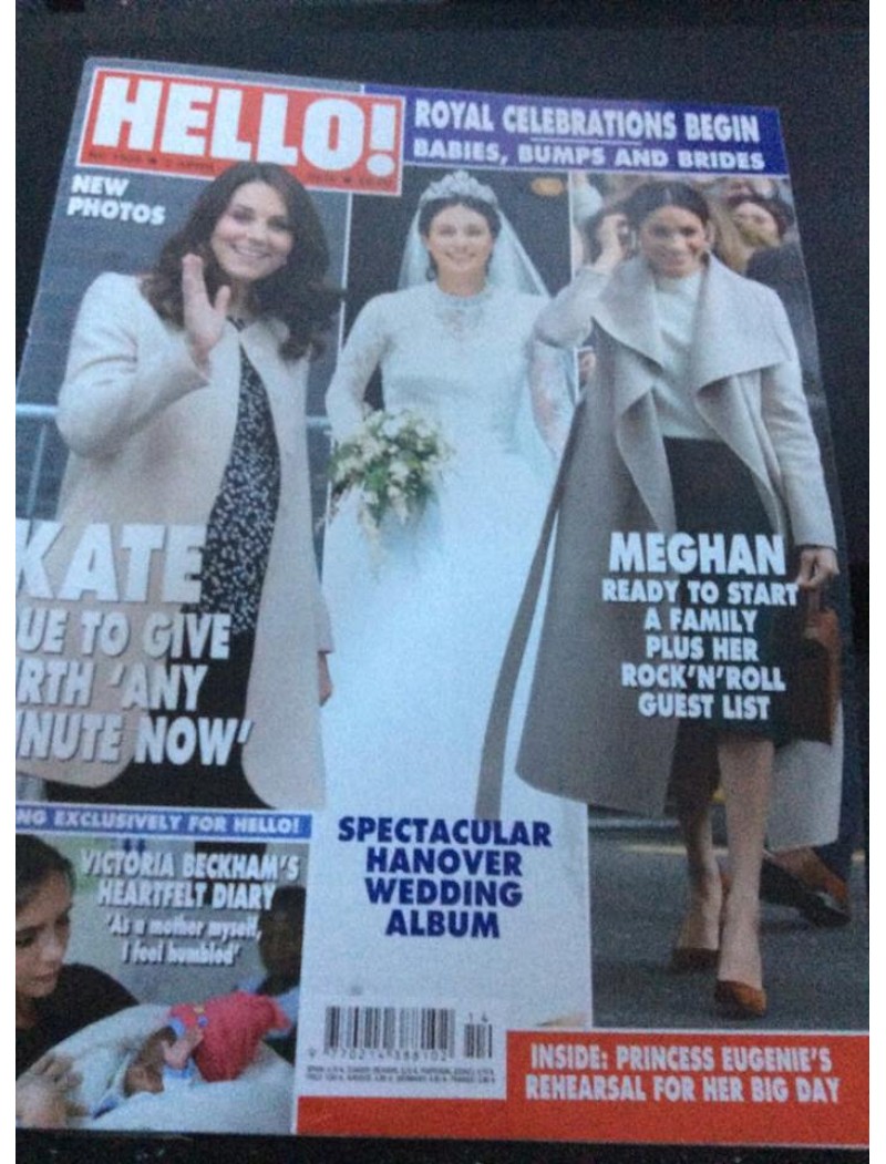 Hello Magazine 1526 2nd April 2018 Kate Middleton Hello Magazine 1526 2nd April 2018 Kate Middleton