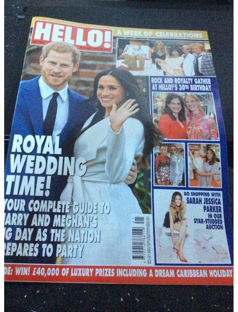 Hello Magazine 1533 21st May 2018 Meghan Markle Hello Magazine 1533 21st May 2018 Meghan Markle