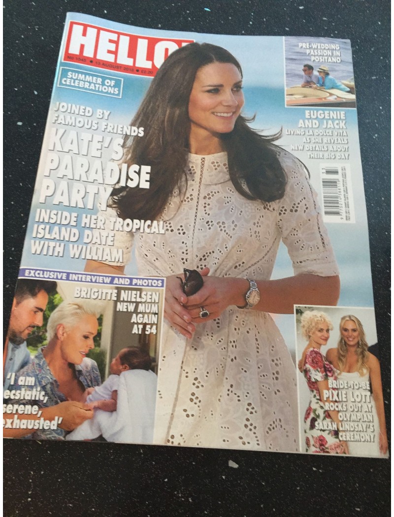 Hello Magazine 1545 13th August 2018 Kate Middleton