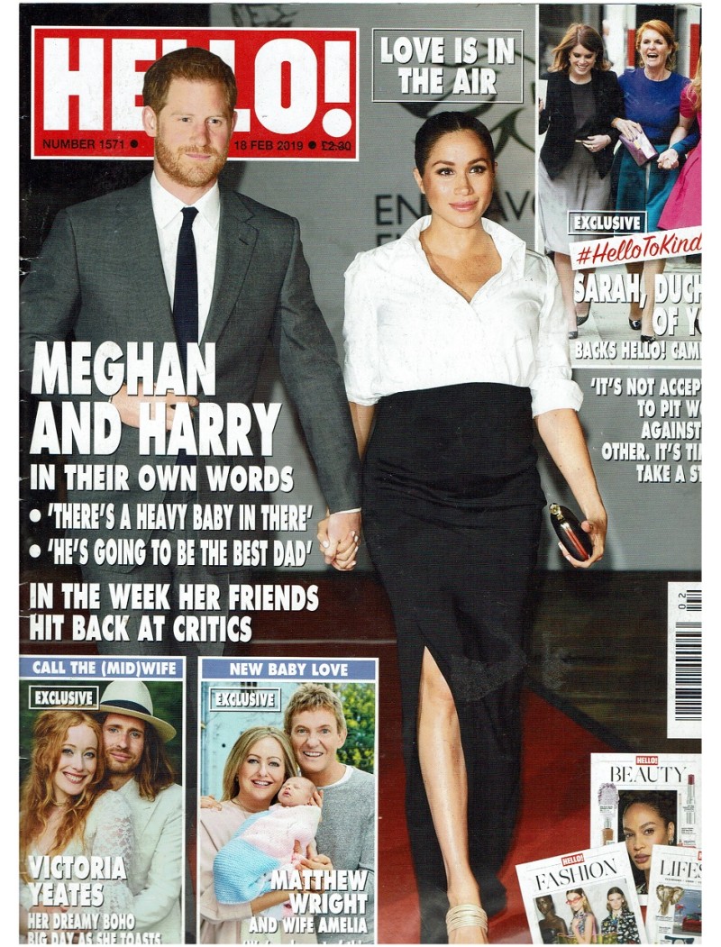 Hello Magazine 1571 18th February 2019 Prince Harry