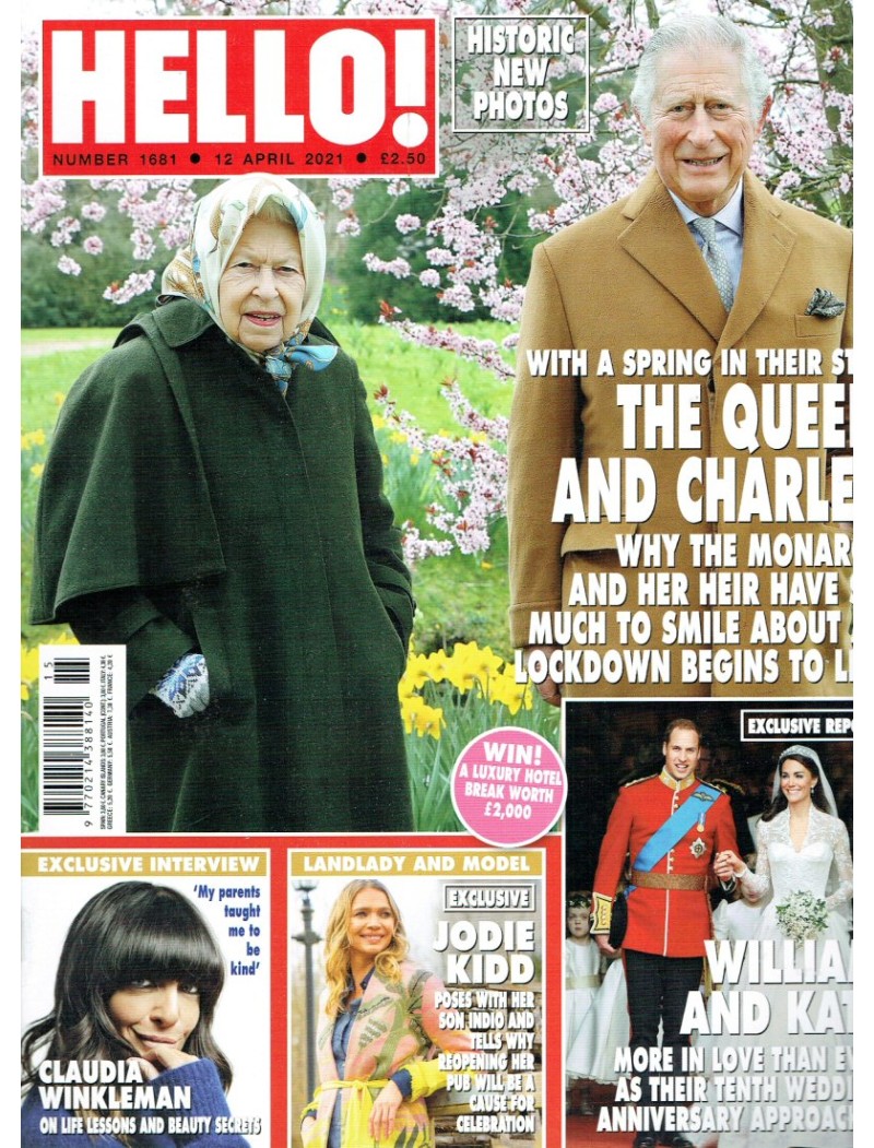 Hello Magazine 1681 12th April 2021 The Queen