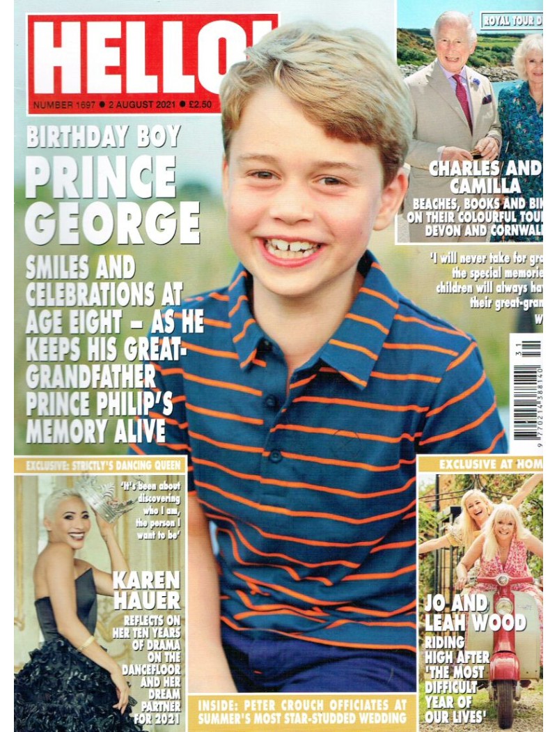 Hello Magazine 1697 2nd August 2021 Prince George