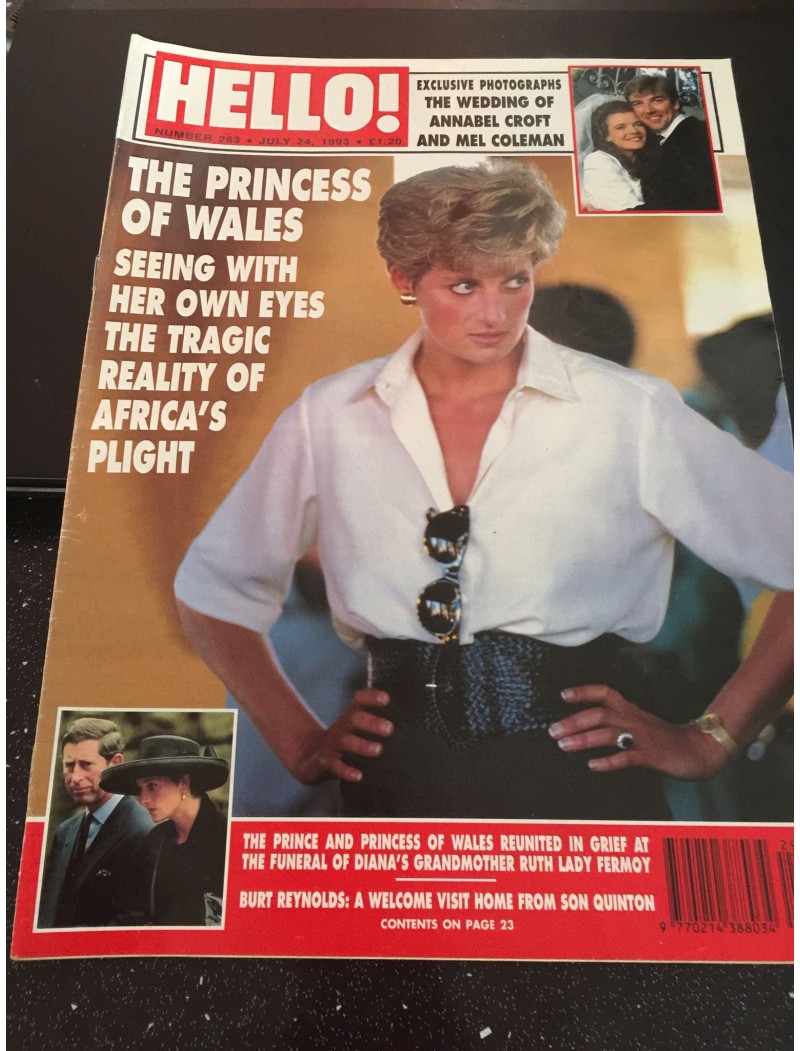 Hello Magazine Issue 263 24th July 1993