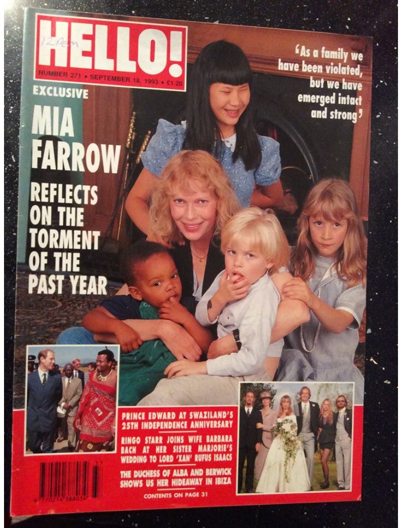 Hello Magazine Issue 271 18th August 1993 Hello Magazine Issue 271 18th August 1993