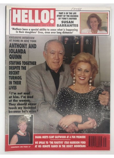 Hello Magazine Issue 273 2nd October 1993