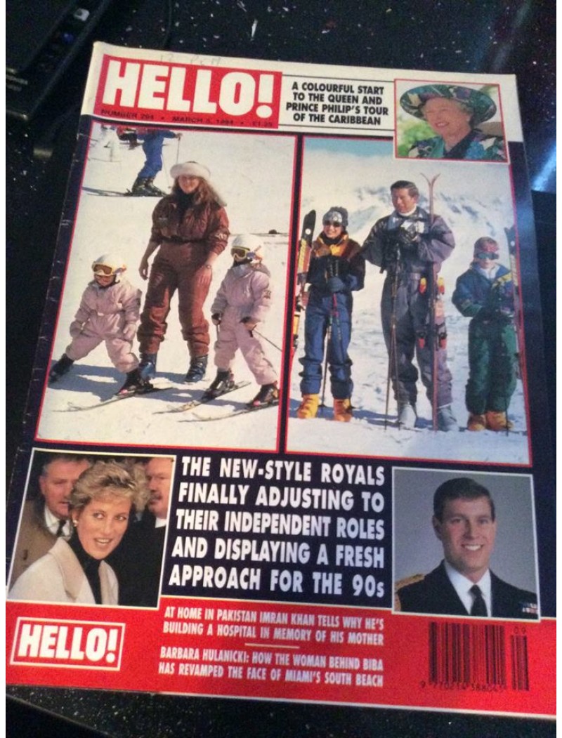 Hello Magazine Issue 294 5th March 1994 Hello Magazine Issue 294 5th March 1994