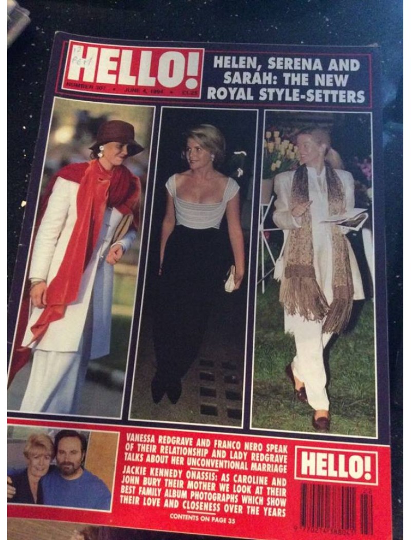 Hello Magazine Issue 307 4th June 1994 Hello Magazine Issue 307 4th June 1994