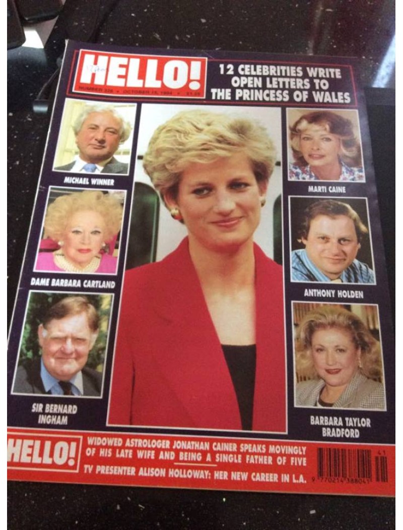 Hello Magazine Issue 326 15th October 1994 Hello Magazine Issue 326 15th October 1994