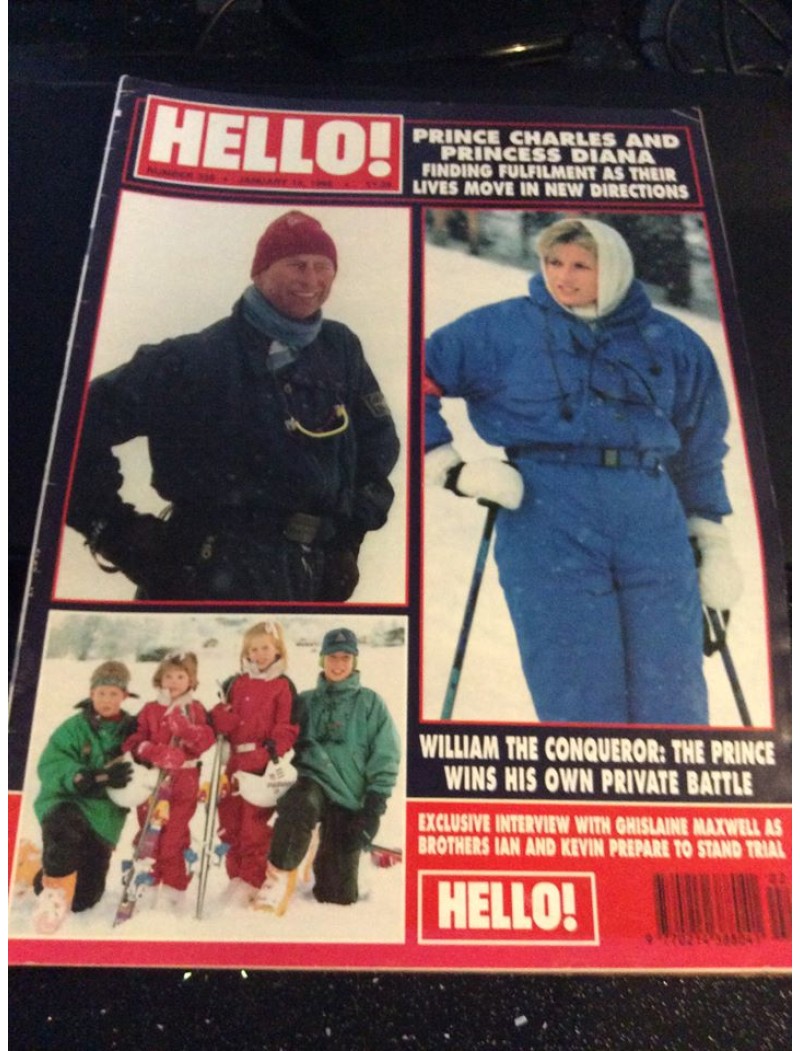Hello Magazine Issue 338 14th January 1995 Hello Magazine Issue 338 14th January 1995