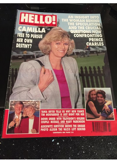 Hello Magazine Issue 339 21st January 1995 Camilla Parker Bowles cover