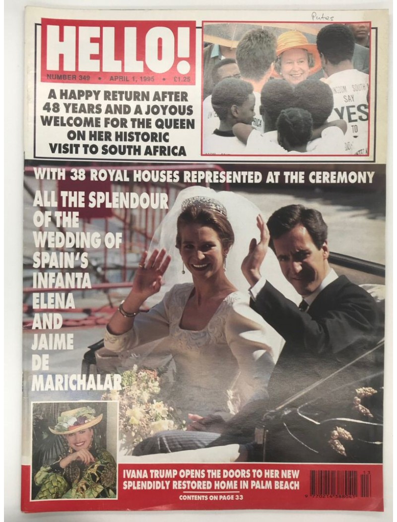 Hello Magazine Issue 349 1st April 1995 Hello Magazine Issue 349 1st April 1995