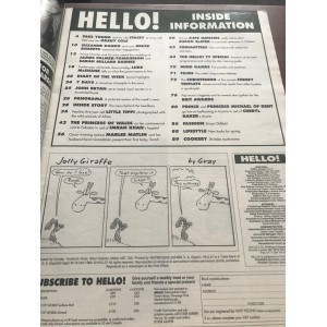 Hello Magazine Issue 396 2nd March 1996 Princess Diana