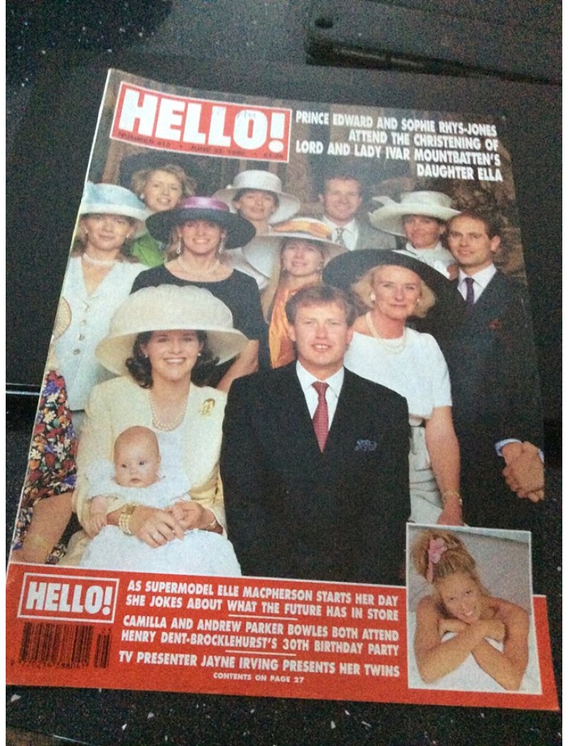 Hello Magazine Issue 412 22nd June 1996 Hello Magazine Issue 412 22nd June 1996
