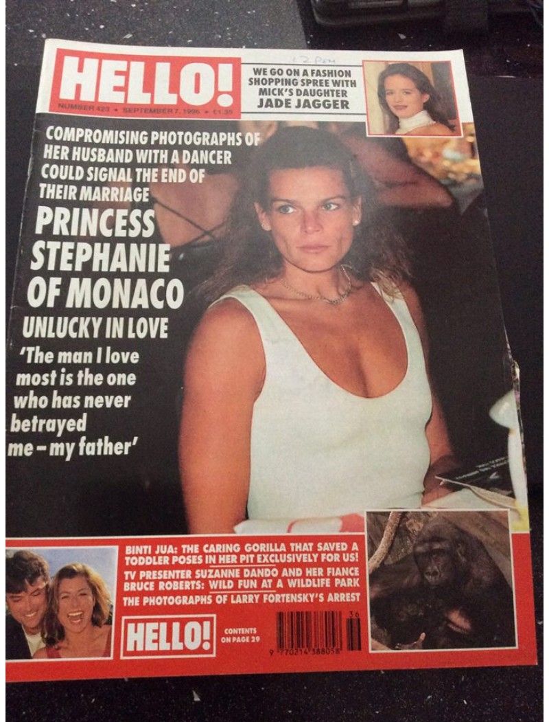 Hello Magazine Issue 423 7th September 1996 Hello Magazine Issue 423 7th September 1996