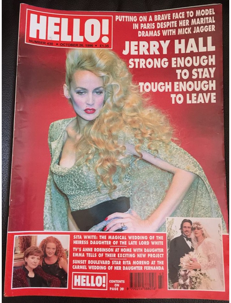 Hello Magazine Issue 430 24th October 1996 Hello Magazine Issue 430 24th October 1996