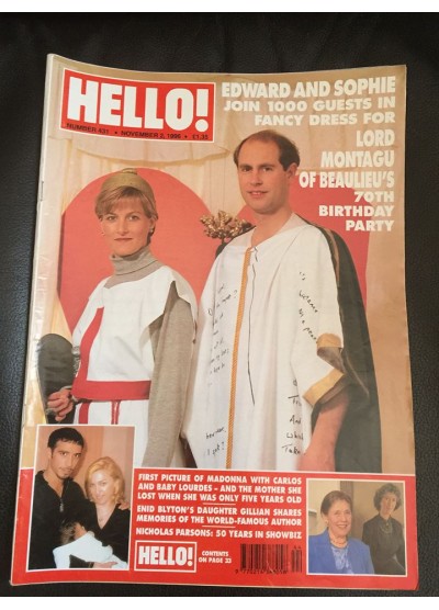 Hello Magazine Issue 431 31st October 1996