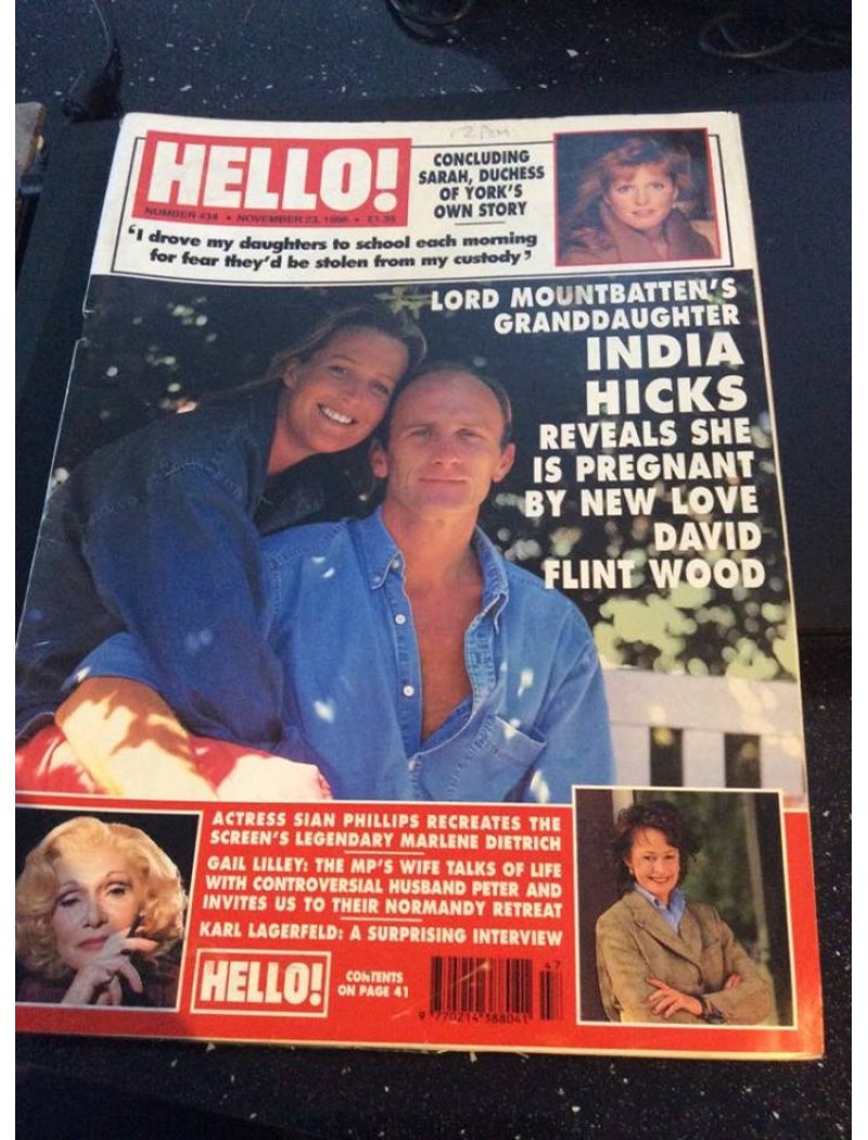 Hello Magazine Issue 434 23rd November 1996 Hello Magazine Issue 434 23rd November 1996
