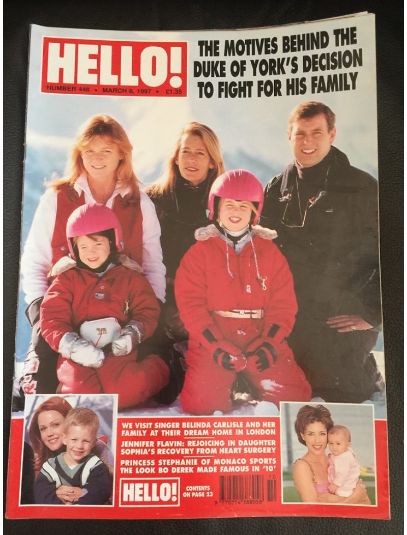 Hello Magazine Issue 448 8th March 1997 Hello Magazine Issue 448 8th March 1997