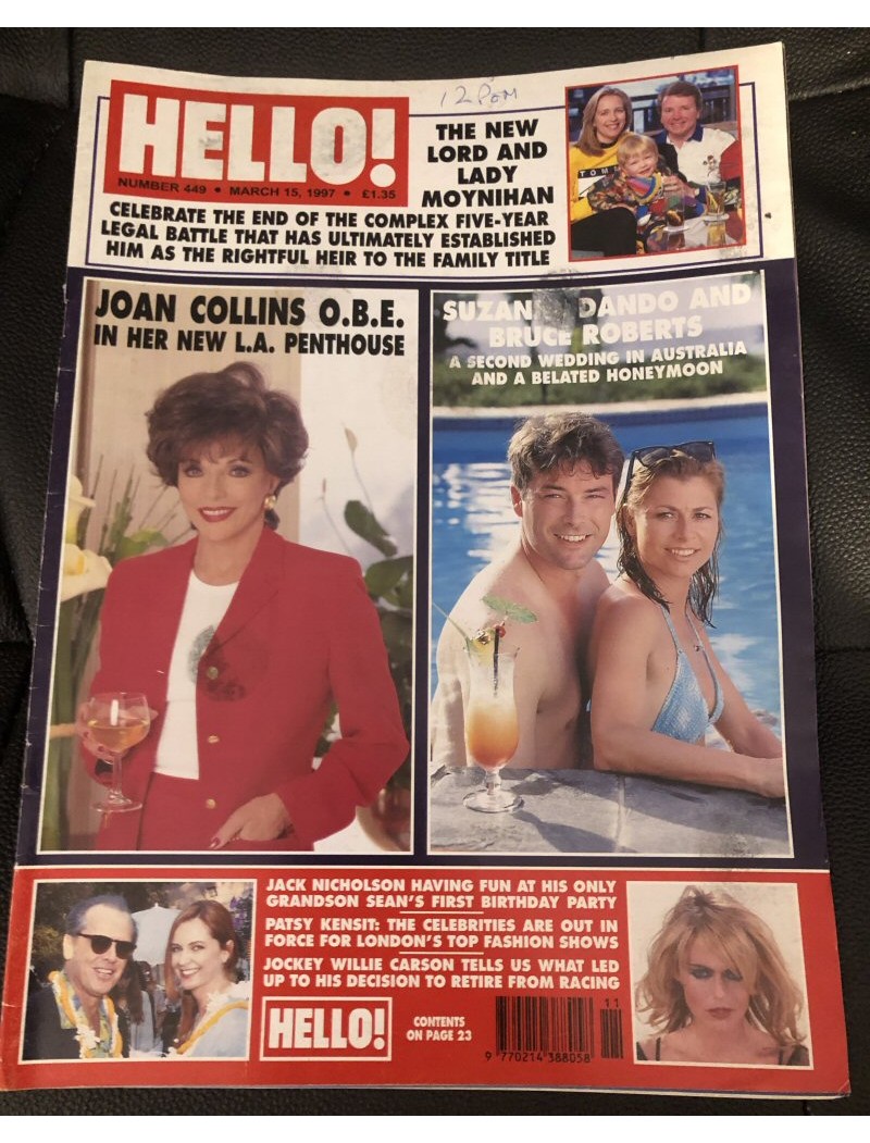 Hello Magazine Issue 449 15th March 1997