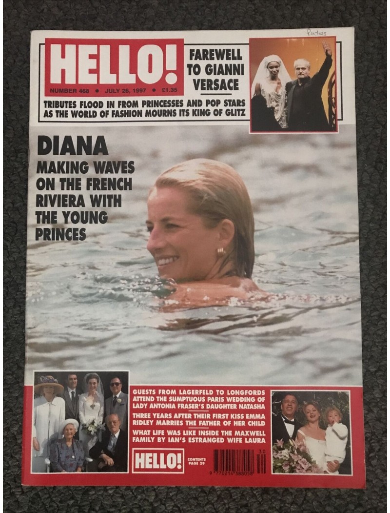 Hello Magazine Issue 468 26th July 1997