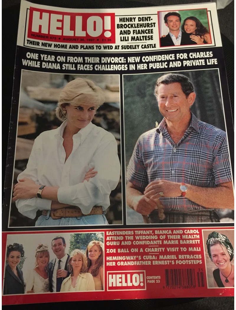 Hello Magazine Issue 473 30th August 1997 Hello Magazine Issue 473 30th August 1997