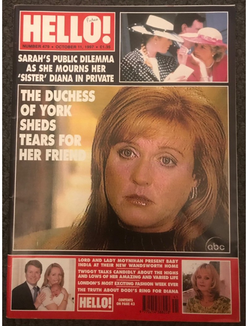 Hello Magazine Issue 479 11th October 1997 Hello Magazine Issue 479 11th October 1997