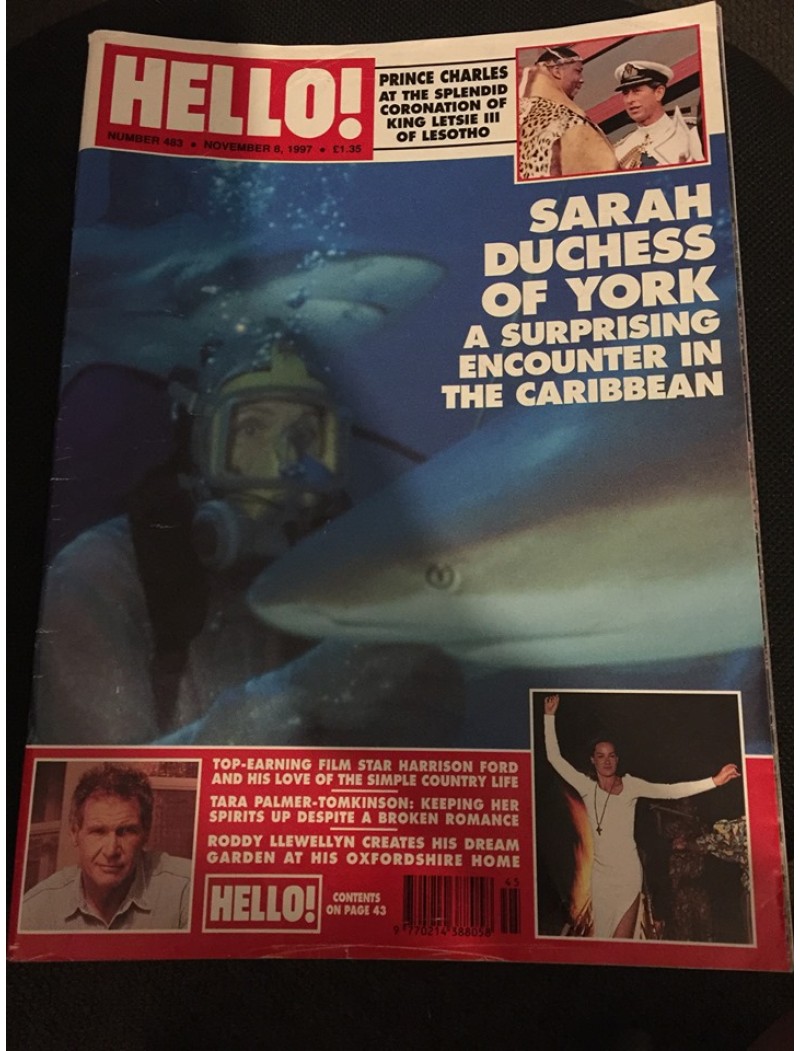 Hello Magazine Issue 483 8th November 1997 Hello Magazine Issue 483 8th November 1997
