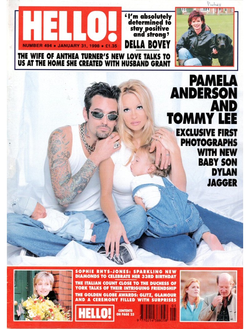 Hello Magazine Issue 494 31st January 1998 VGC