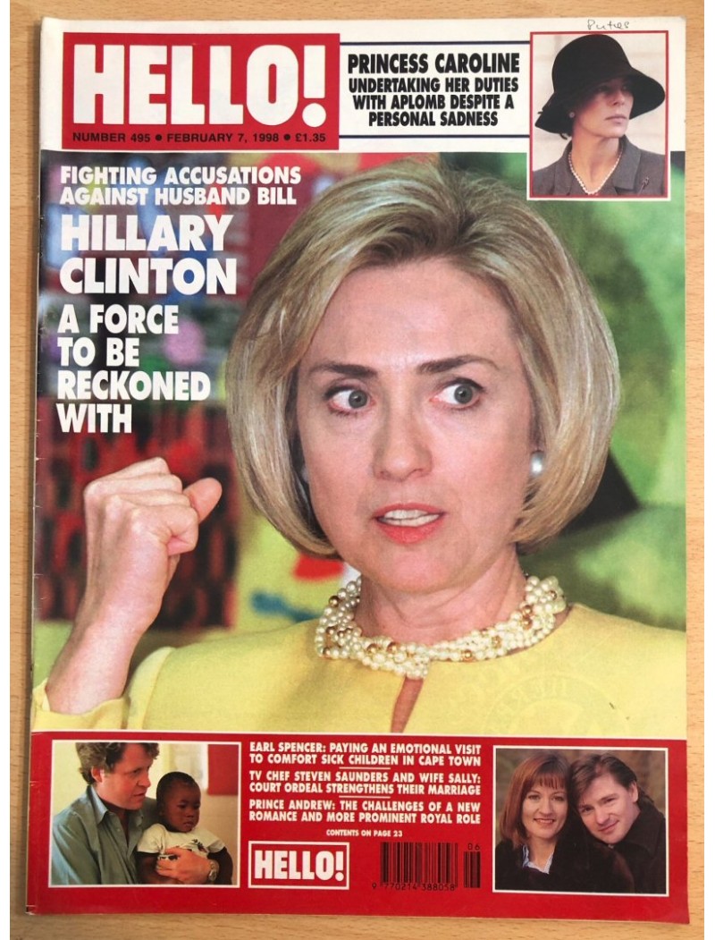 Hello Magazine Issue 495 7th February 1998 Hello Magazine Issue 495 7th February 1998