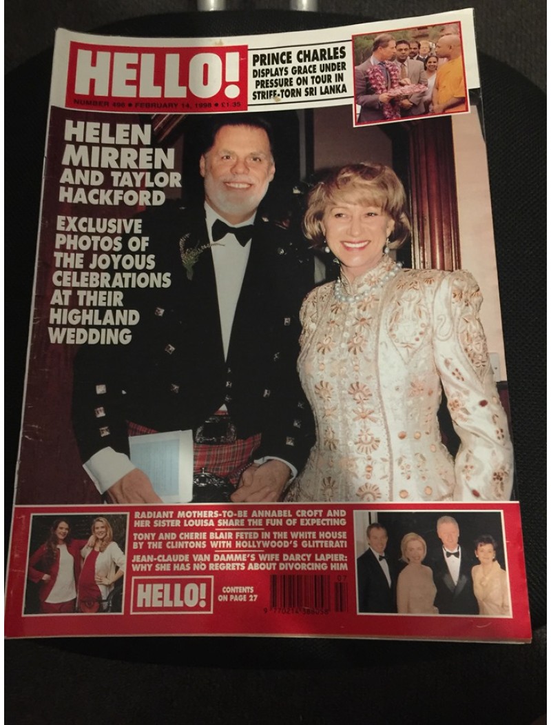 Hello Magazine Issue 496 14th February 1998 Hello Magazine Issue 496 14th February 1998