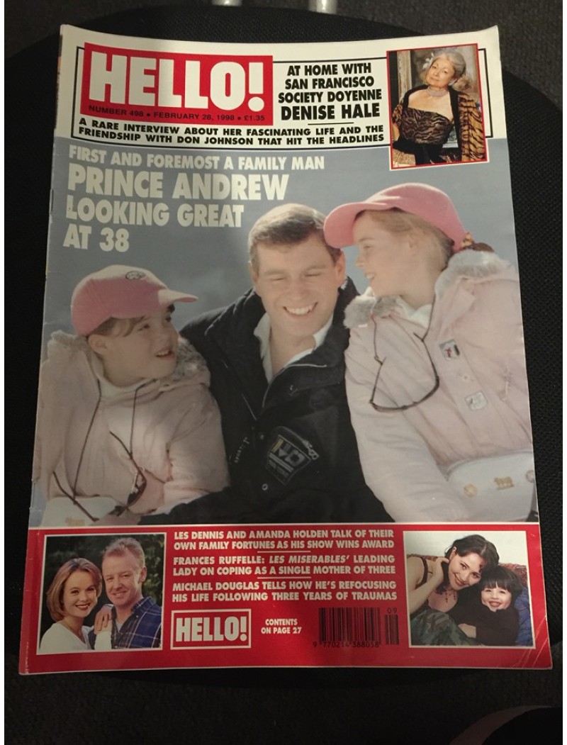 Hello Magazine Issue 498 28th February 1998 Hello Magazine Issue 498 28th February 1998