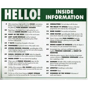 Hello Magazine Issue 503 4th April 1998