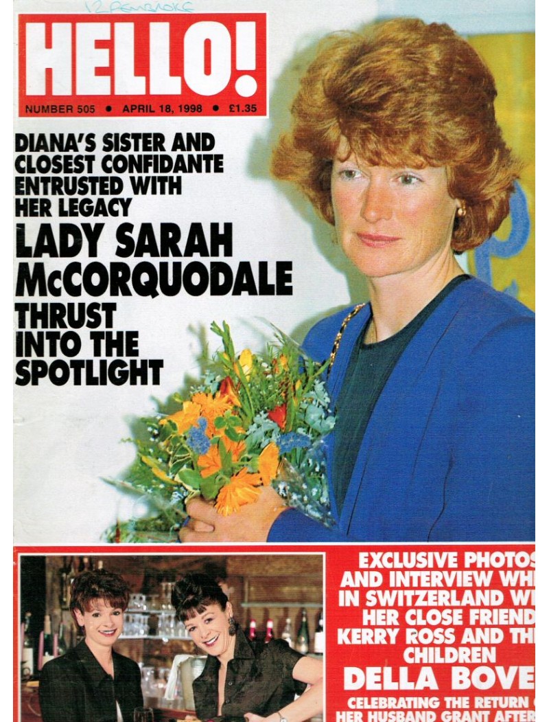 Hello Magazine Issue 505 18th April 1998