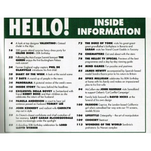 Hello Magazine Issue 505 18th April 1998