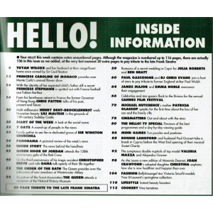 Hello Magazine Issue 510 23rd May 1998