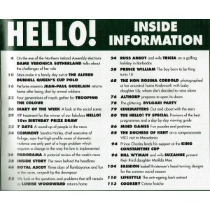Hello Magazine Issue 515 27th June 1998