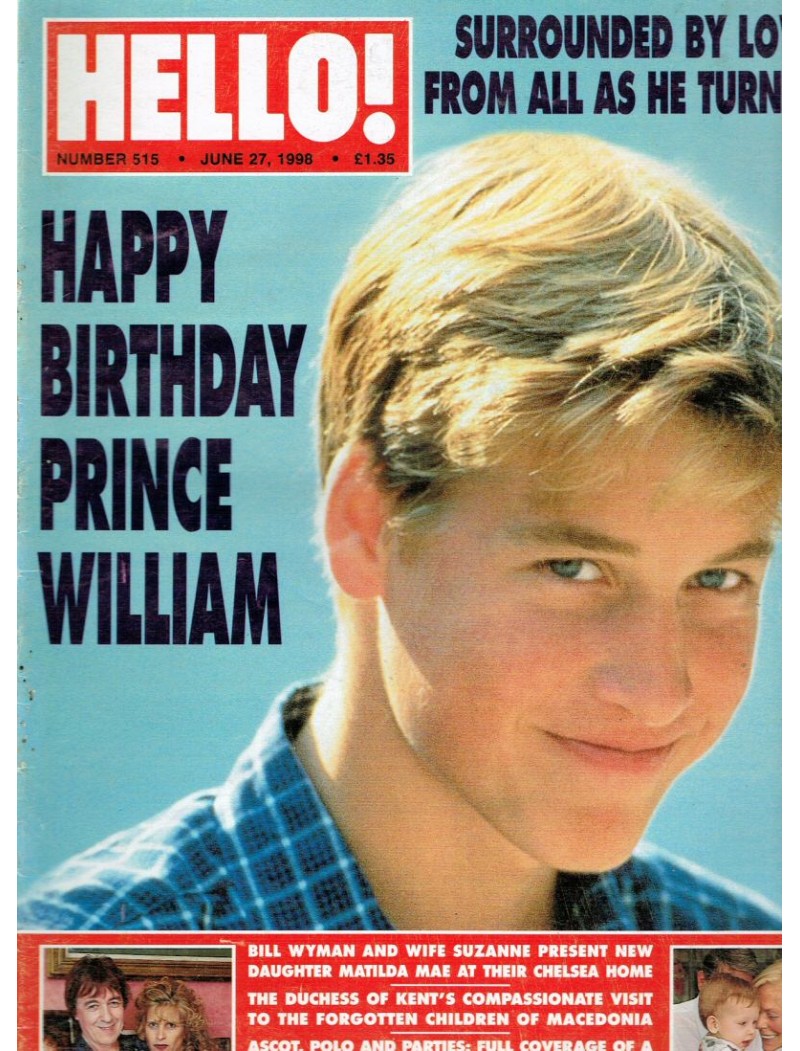 Hello Magazine Issue 515 27th June 1998