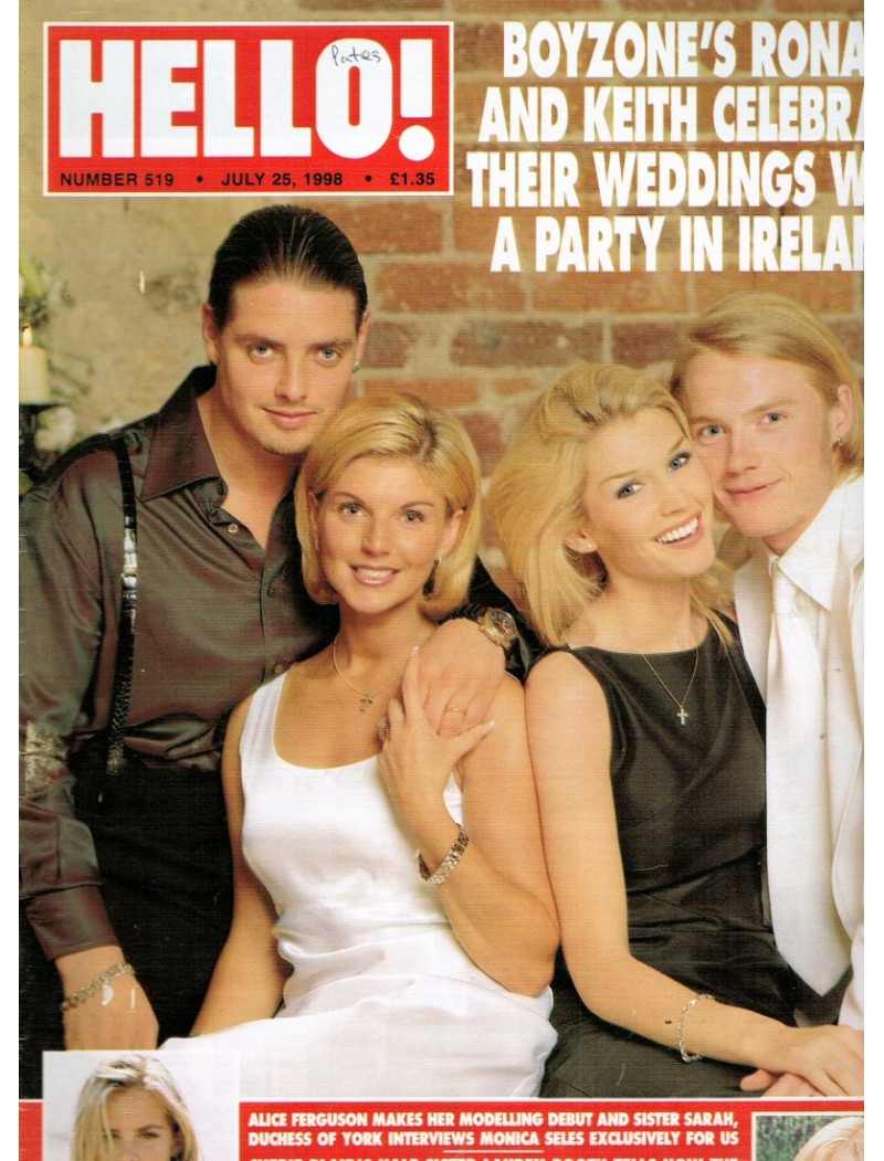 Hello Magazine Issue 519 25th July 1998