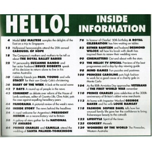 Hello Magazine Issue 534 7th November 1998