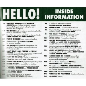 Hello Magazine Issue 536 21st November 1998