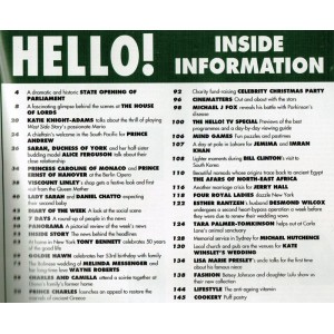 Hello Magazine Issue 538 5th December 1998
