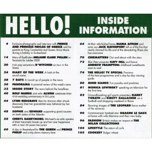 Hello Magazine Issue 551 13th March 1999
