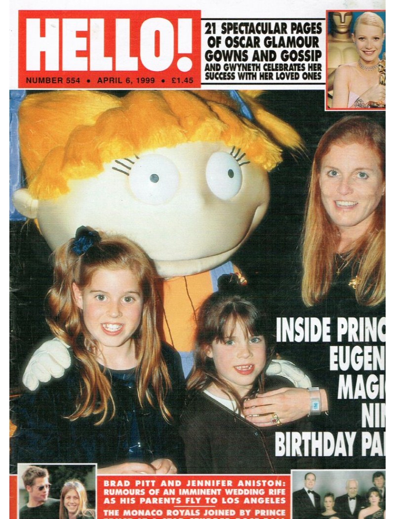 Hello Magazine Issue 554 6th April 1999