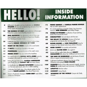 Hello Magazine Issue 560 18th May 1999