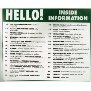 Hello Magazine Issue 573 17th August 1999