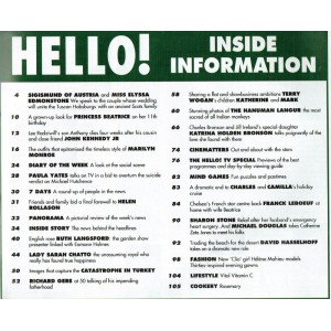 Hello Magazine Issue 575 31st August 1999