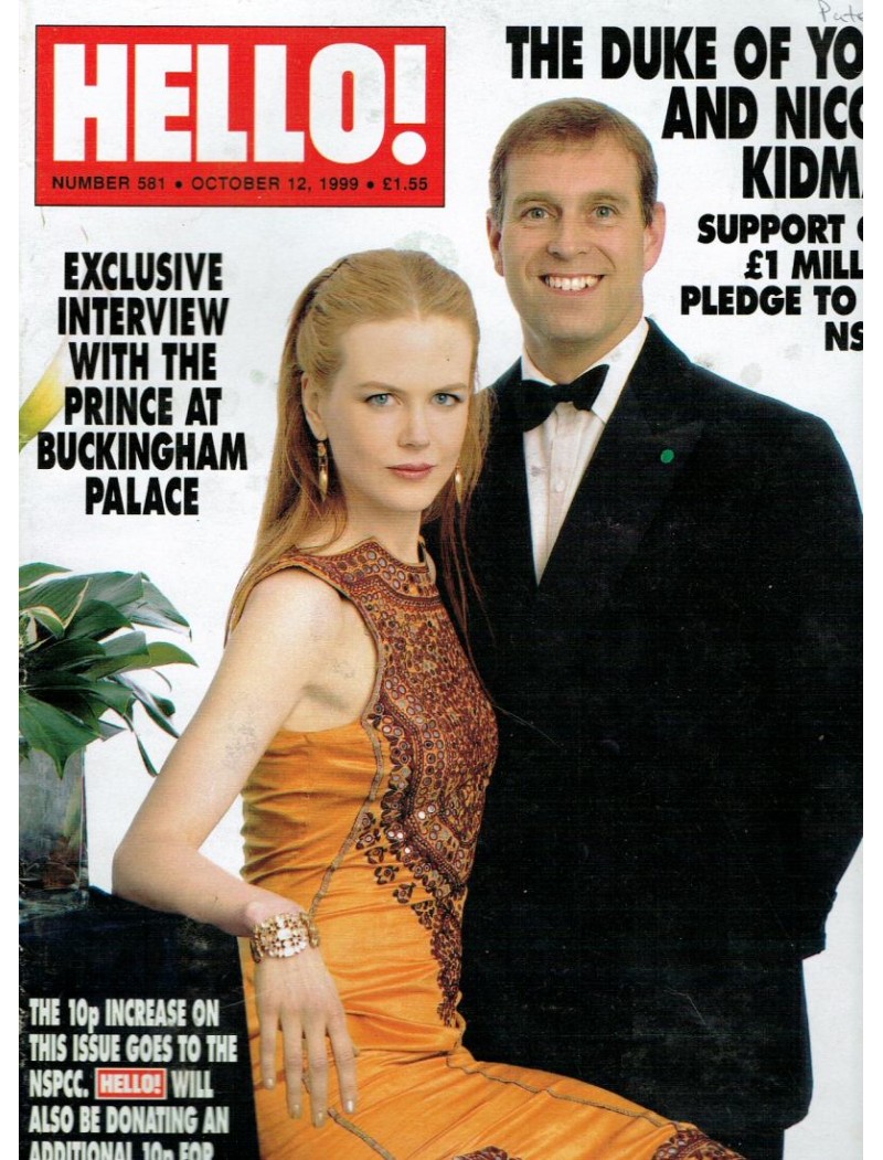 Hello Magazine Issue 581 12th October 1999