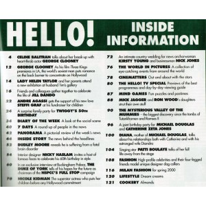 Hello Magazine Issue 581 12th October 1999