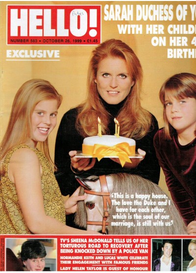 Hello Magazine Issue 583 26th October 1999